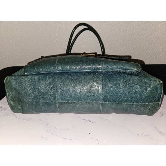 Coach Kristen Teal Leather Hobo Bag 14223 - Picture 11 of 15